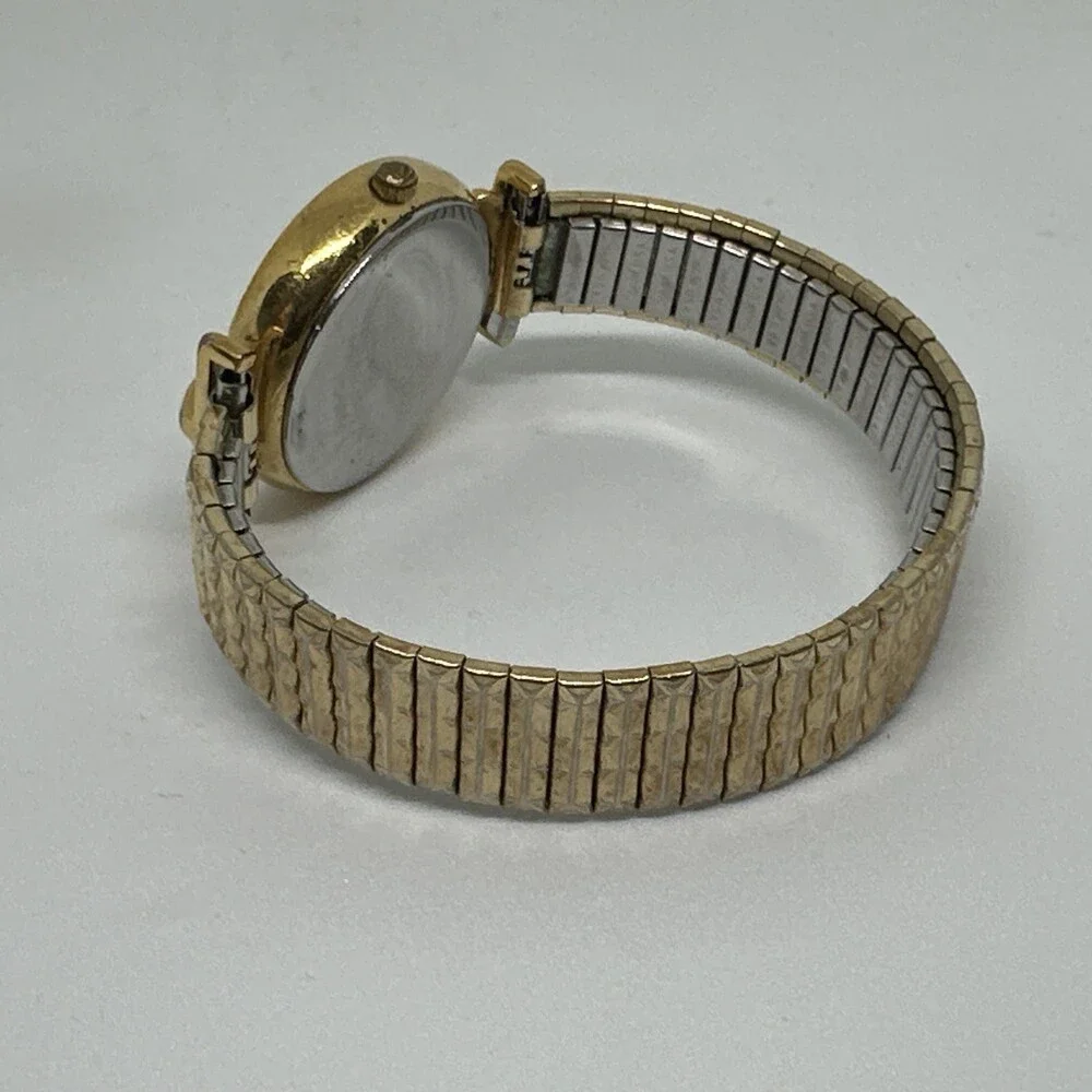 Fossil PC9266 Womens Gold Stainless Steel Bangle Analog Dial Quartz Watch HME526